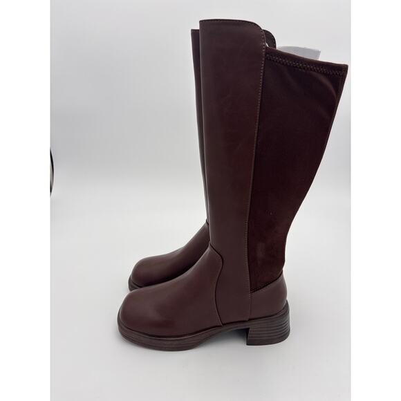 Steve Madden Girls Riding Boots Brown Size 2 - Picture 2 of 8